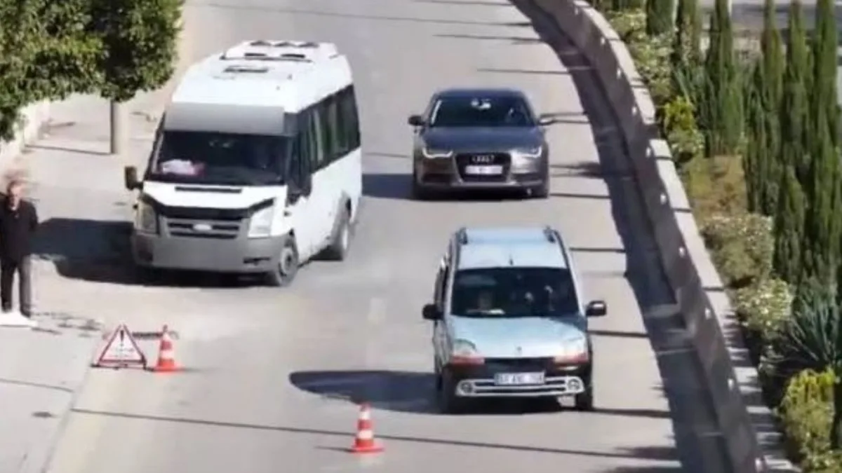 Denetimden kaçmaya çalışan minibüs sürücüsüne para cezası