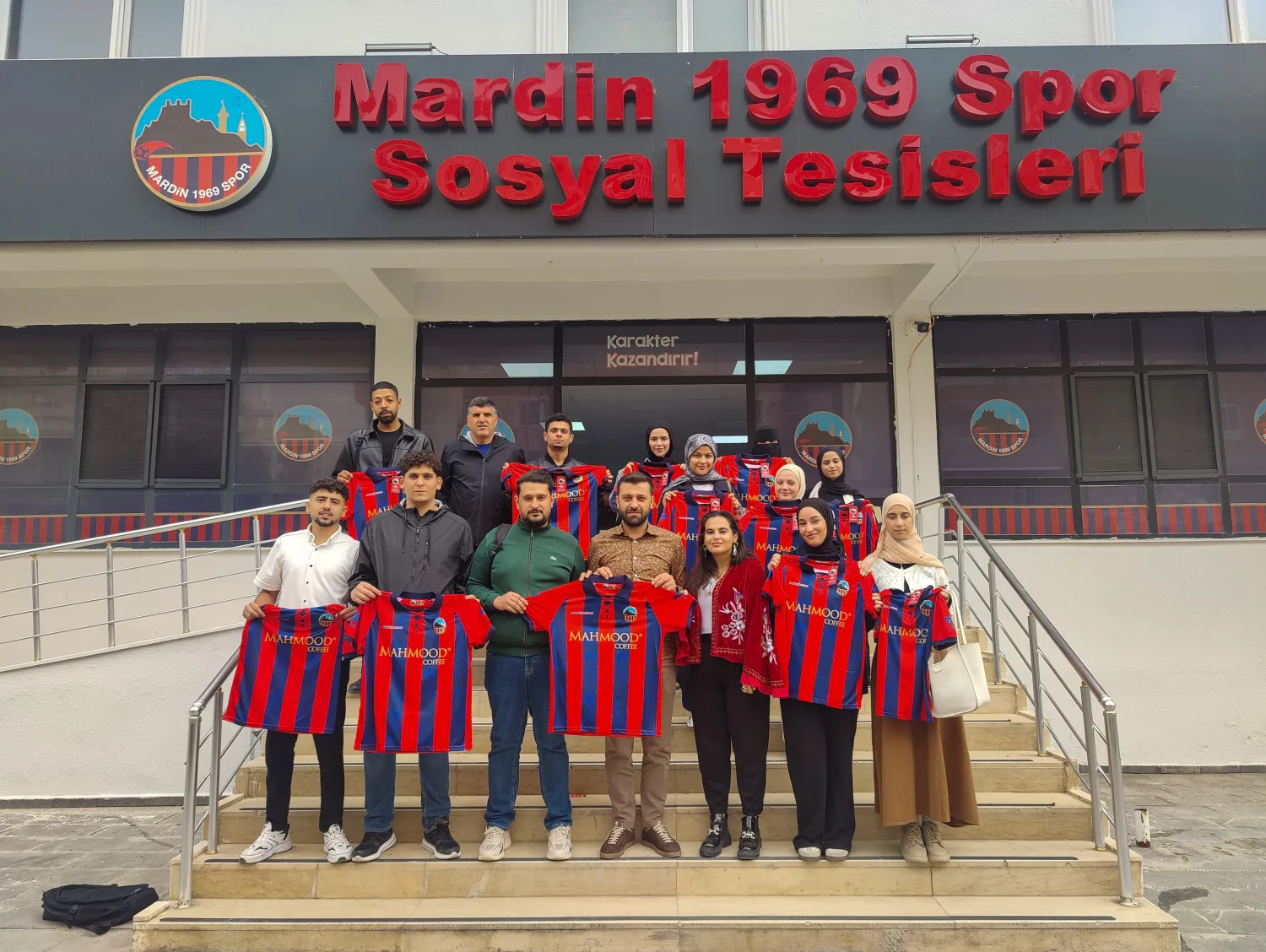 Filistinli öğrencilerden Mardinspor’a ziyaret