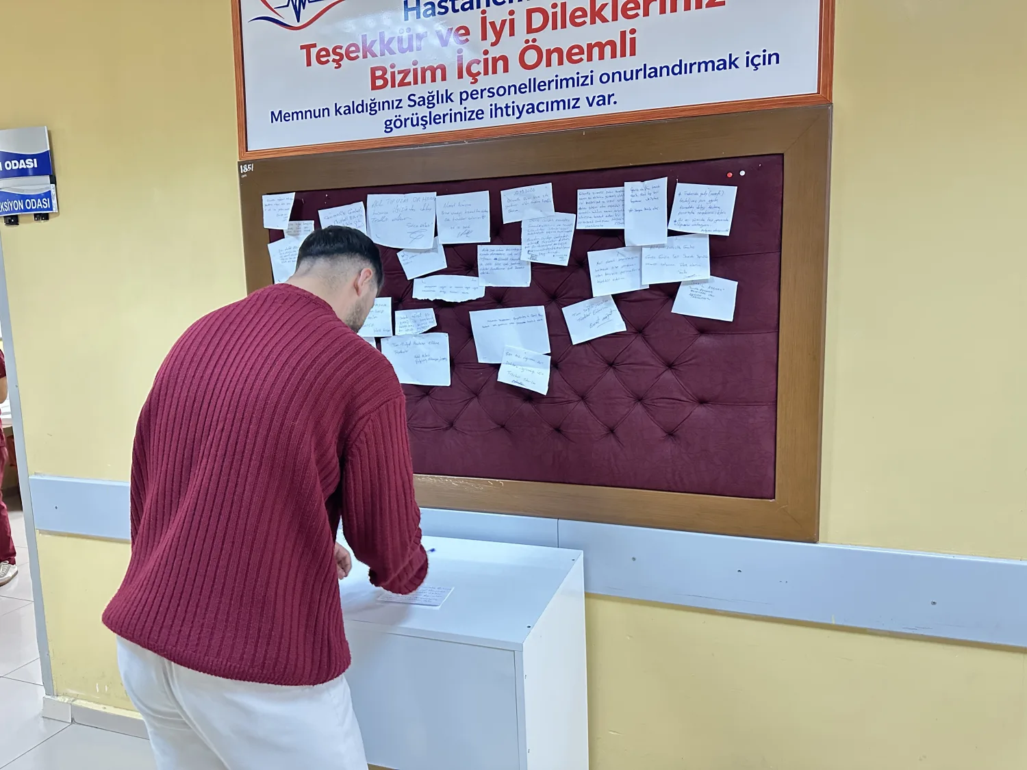 Teşekkür Köşesi hizmete girdi