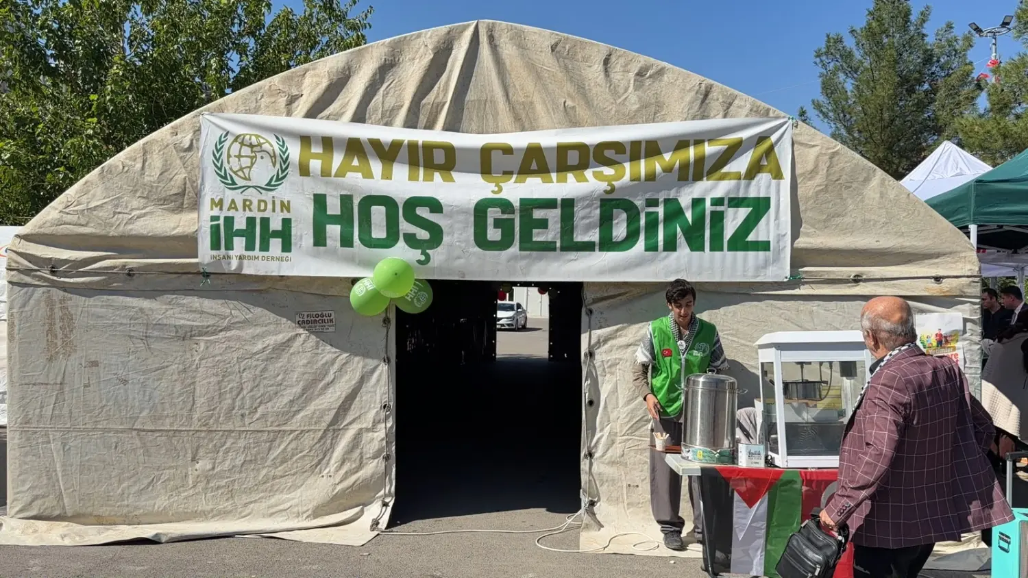 Mardin’de hayır çarşısının açılışı yapıldı