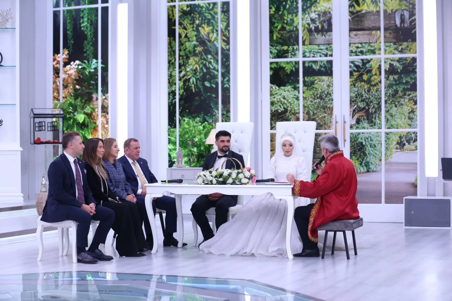 Başkan Şahin Asiye ve İbrahim’in nikahına şahitlik etti