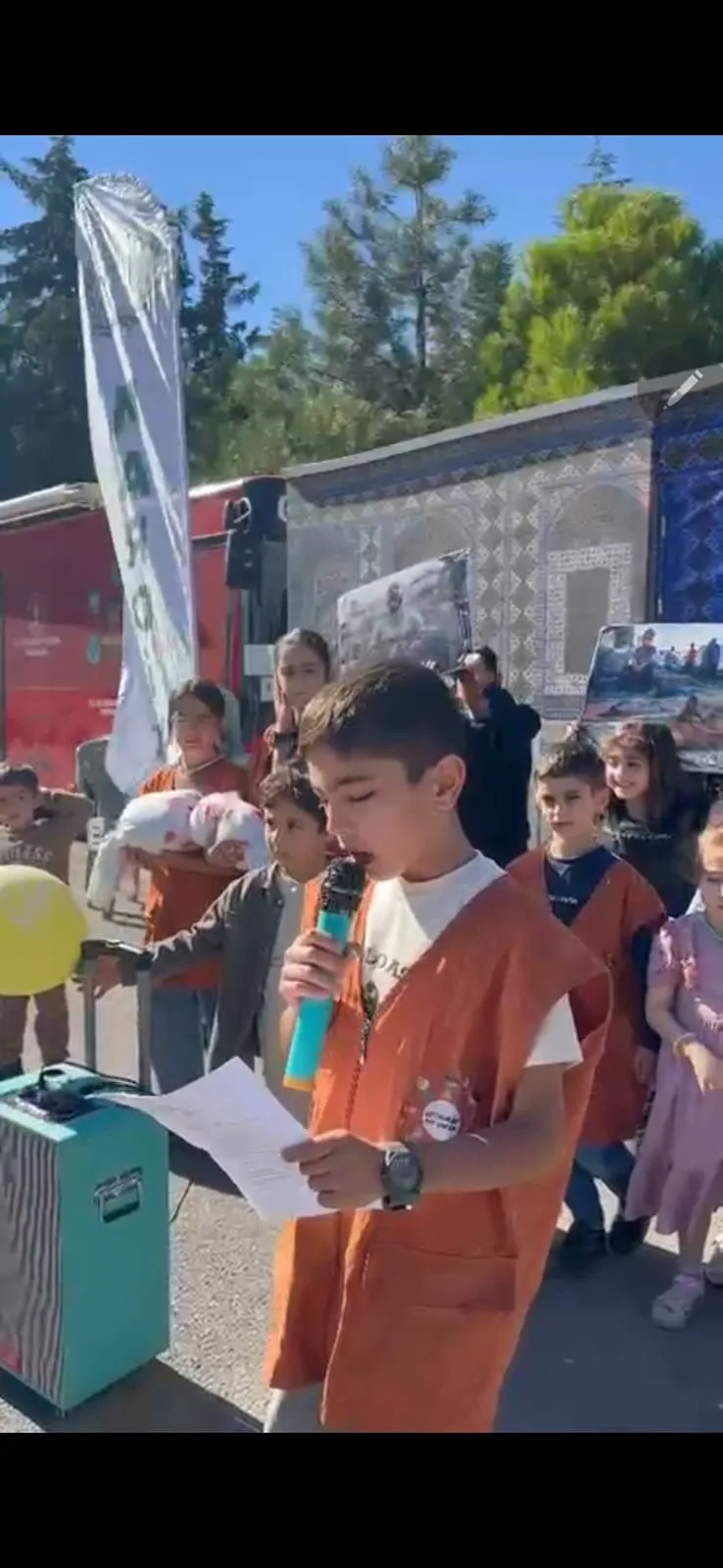 Mardin’de Minik Yüreklerden Filistin’e Destek: “Filistin İçin Çiz”