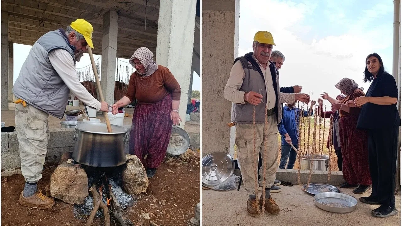Mardin’de Tatlı Telaş Başladı! Kazanlar Kaynıyor, Damlar Pestille Doldu
