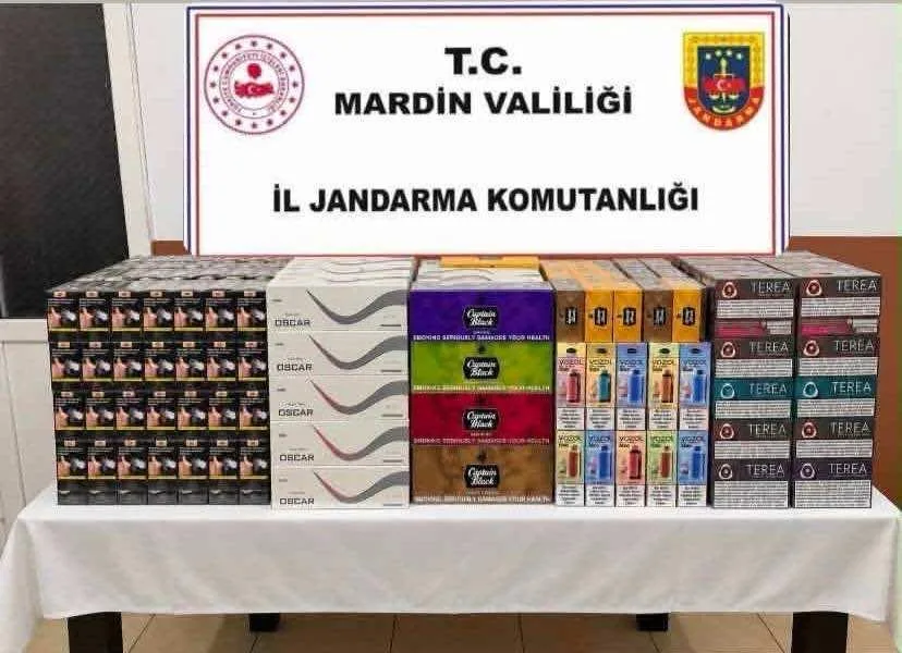 Mardin’de Kaçak Tütün ve Sigara Operasyonu: Binlerce Paket Ürün Ele geçirildi