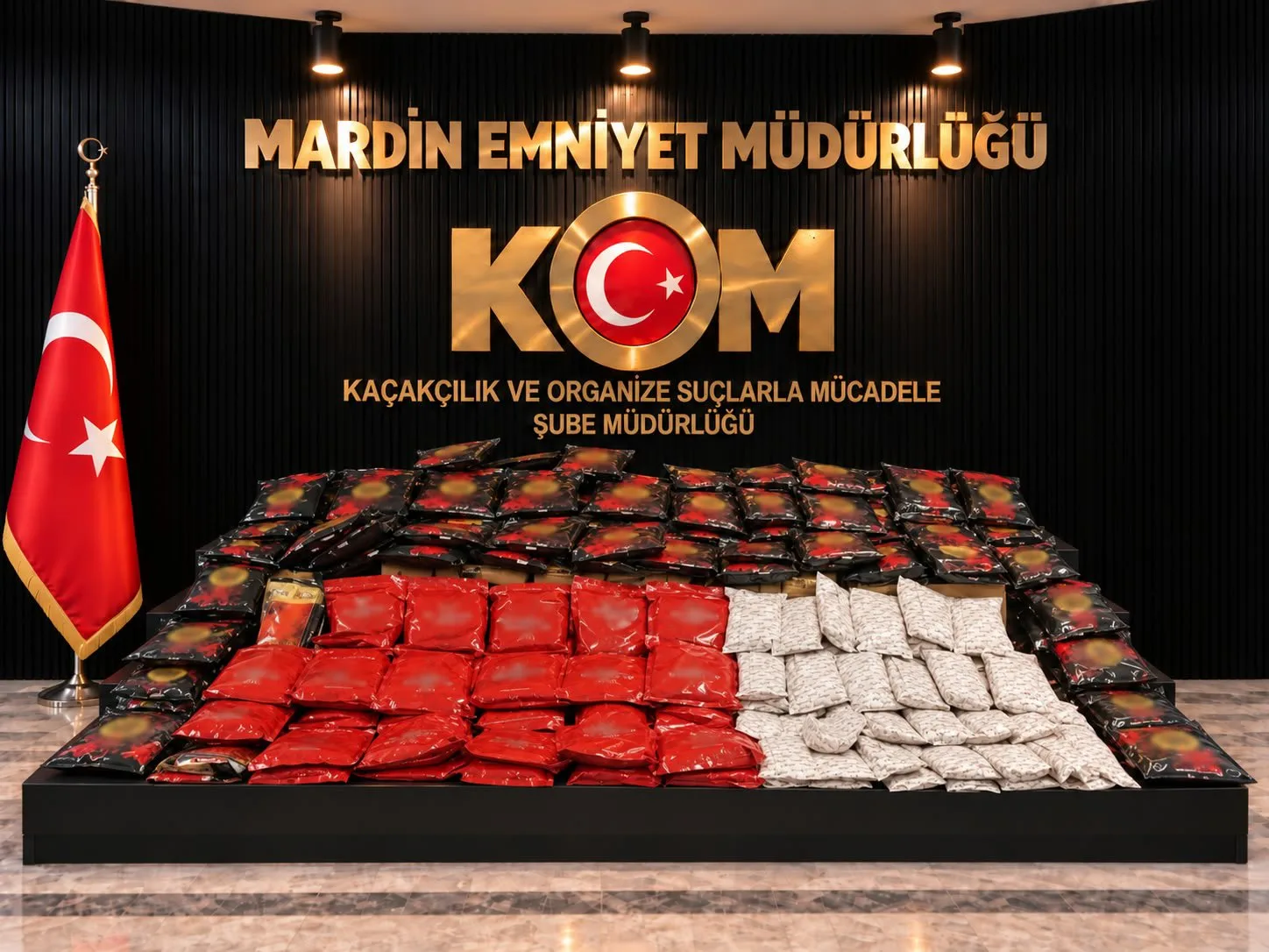 Kızıltepe’de Araçtan Çıkanlar Şaşırttı! Tam 250 Kilo Ele Geçirildi