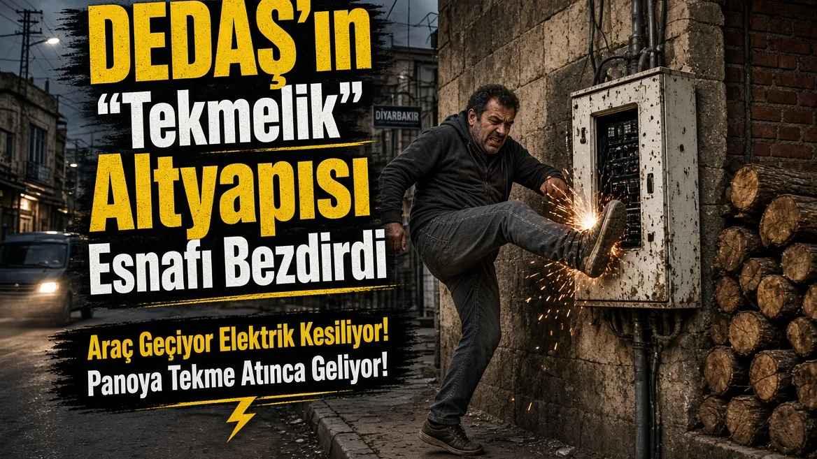 DEDAŞ’ın “Tekmelik” Altyapısı Esnafı Bezdirdi: Araç Geçiyor Elektrik Kesiliyor!
