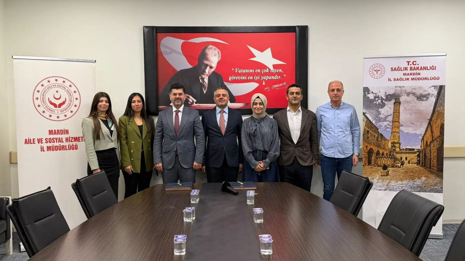 Mardin'de koruyucu aile hizmetleri için sağlık protokolü imzalandı