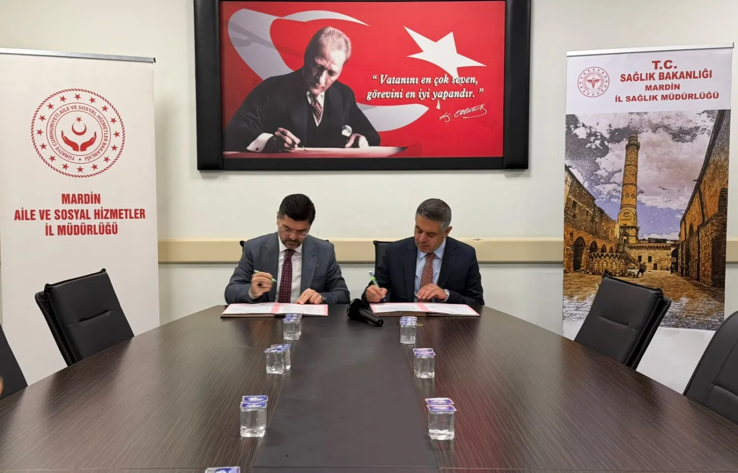 Mardin'de koruyucu aile hizmetleri için sağlık protokolü imzalandı