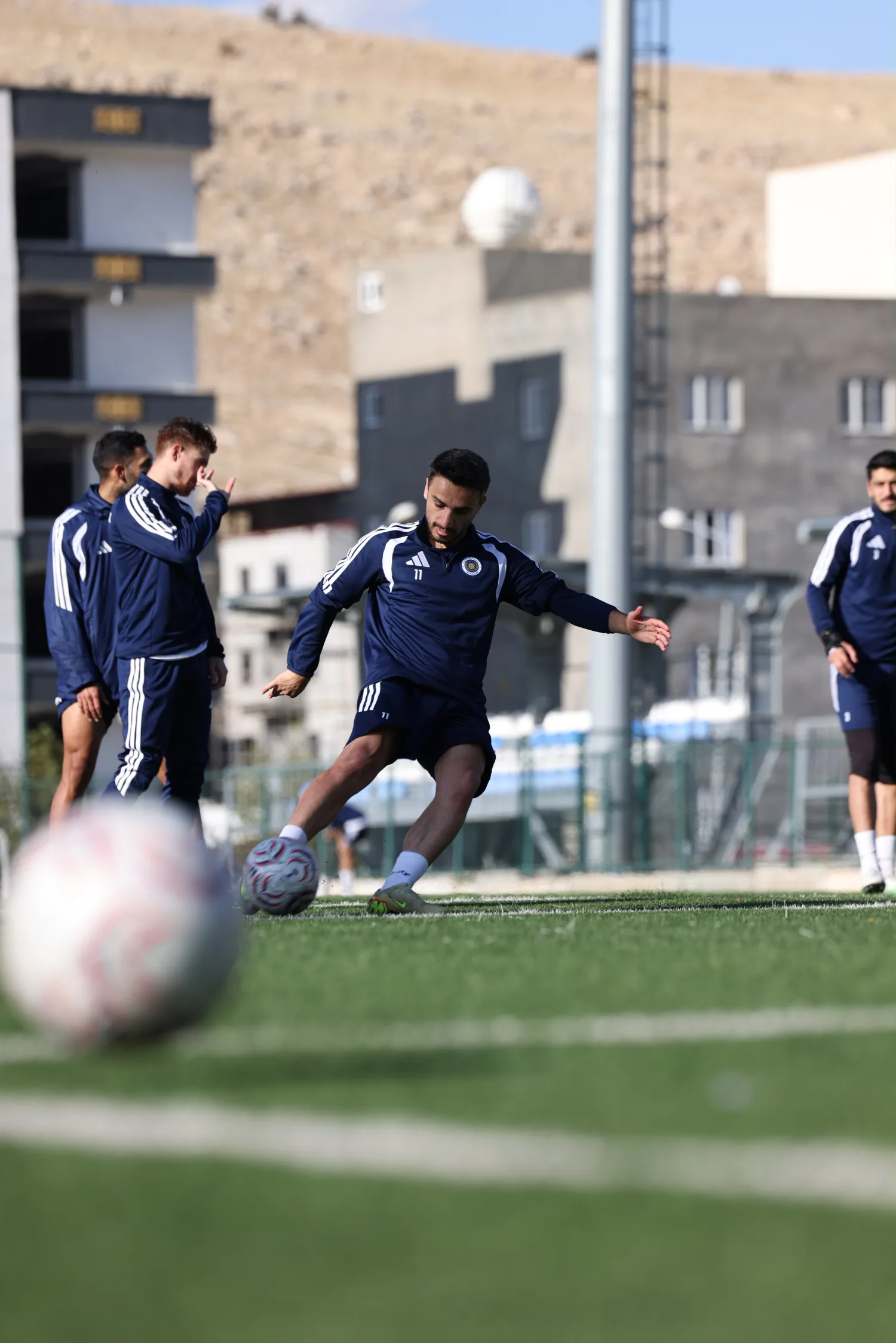 Mazıdağı Fosfatspor Bitlis maçı hazırlıklarını sürdürüyor
