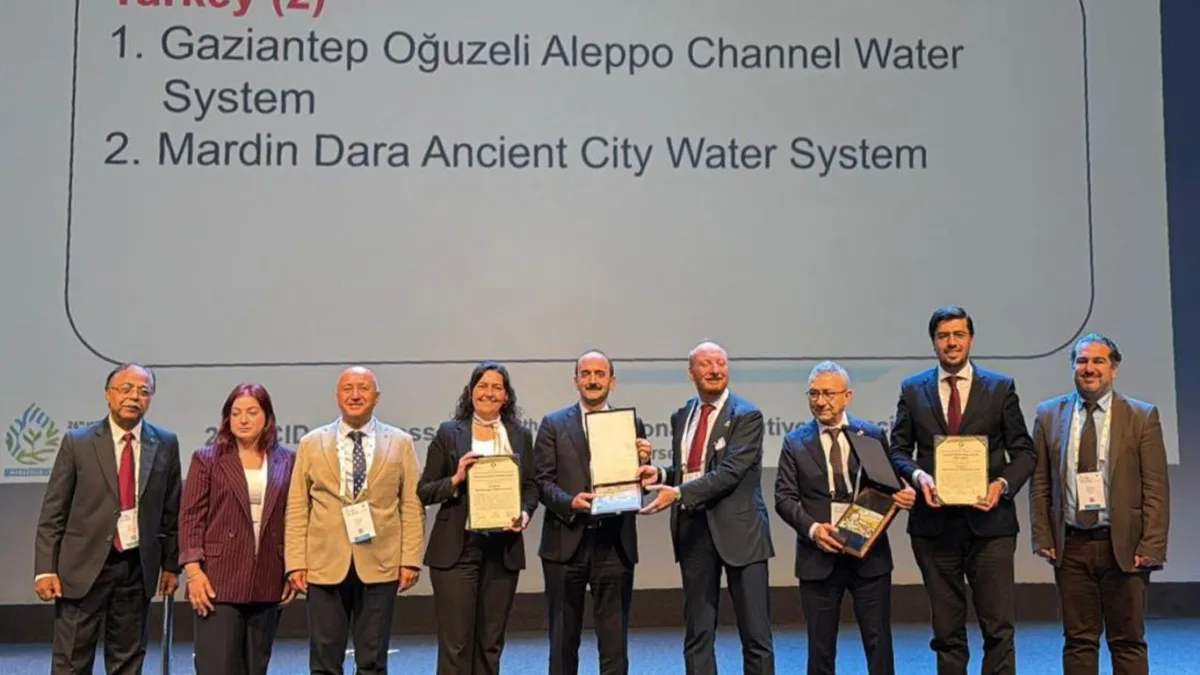 Tarihi su yapılarına uluslararası iki ödül
