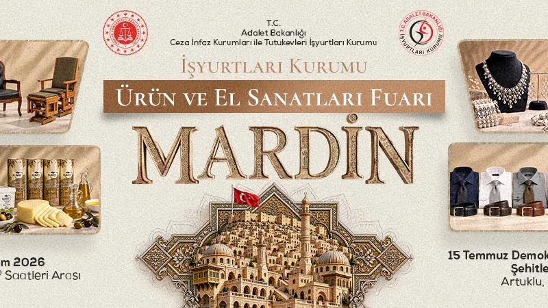 İşyurtları Kurumu Ürün ve El Sanatları Fuarı Mardin’de açılıyor