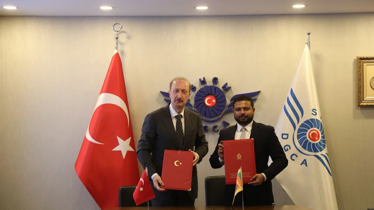 Türkiye ile Sri Lanka arasında hava ulaşımı protokolü