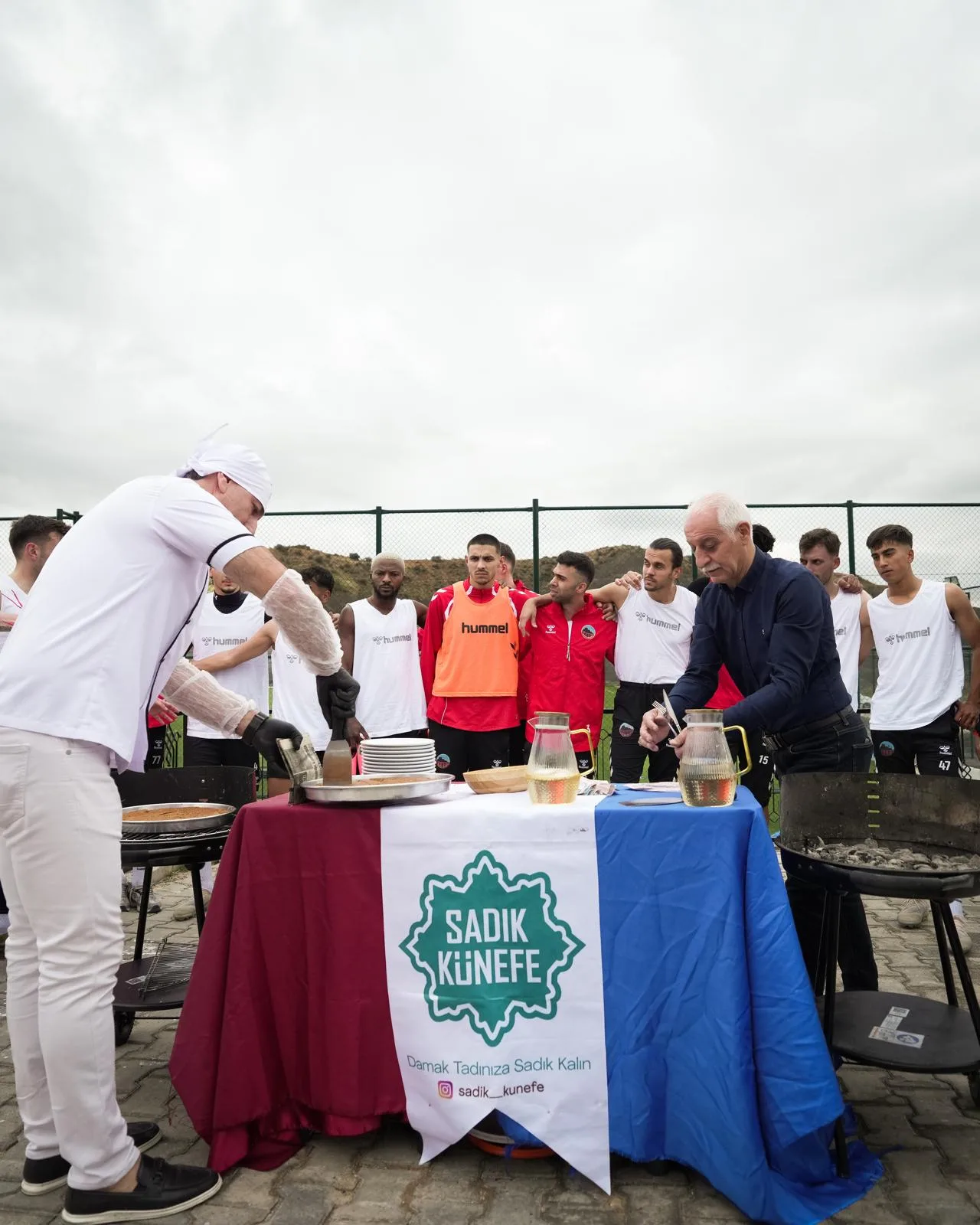 Sadık Künefe’den Mardin 1969 Spor’a sıcak kaymaklı kadayıf ikramı