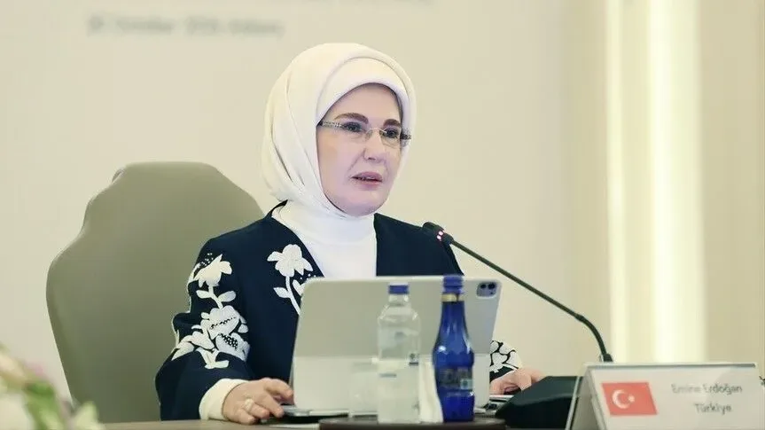 Emine Erdoğan: Kadınların toplum hayatında güçlü konumları olması, medeniyet coğrafyamıza yabancı bir tecrübe değildir