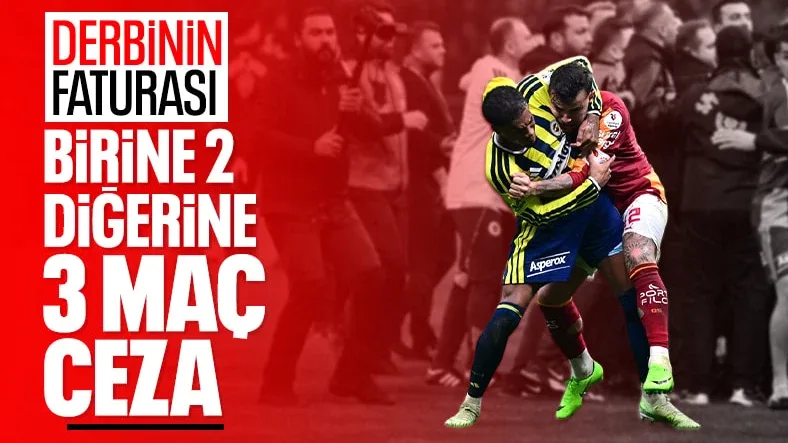 PFDK derbinin cezalarını açıkladı! İşte kararlar...